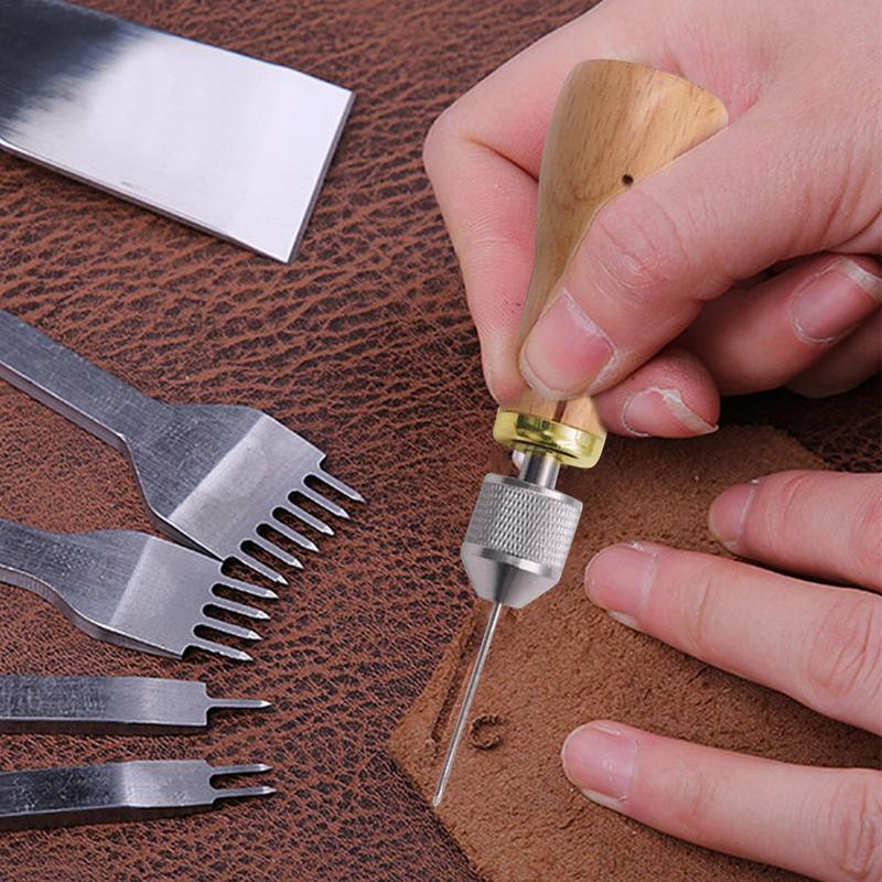 Leatherwork Repairs - Kit d'outils de travail du cuir,