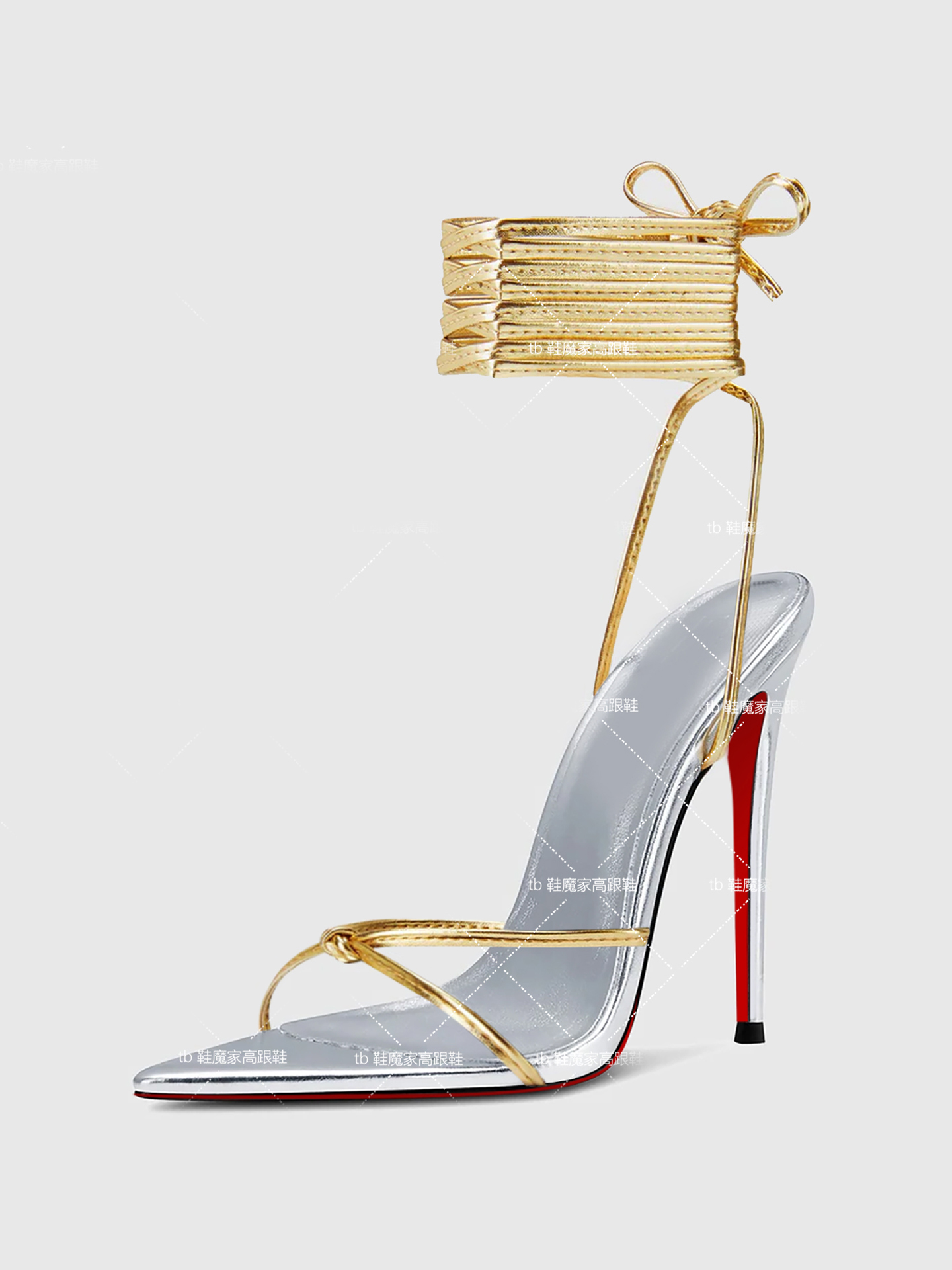 Leather Work Heels - Nouvelles sandales à talons hauts à