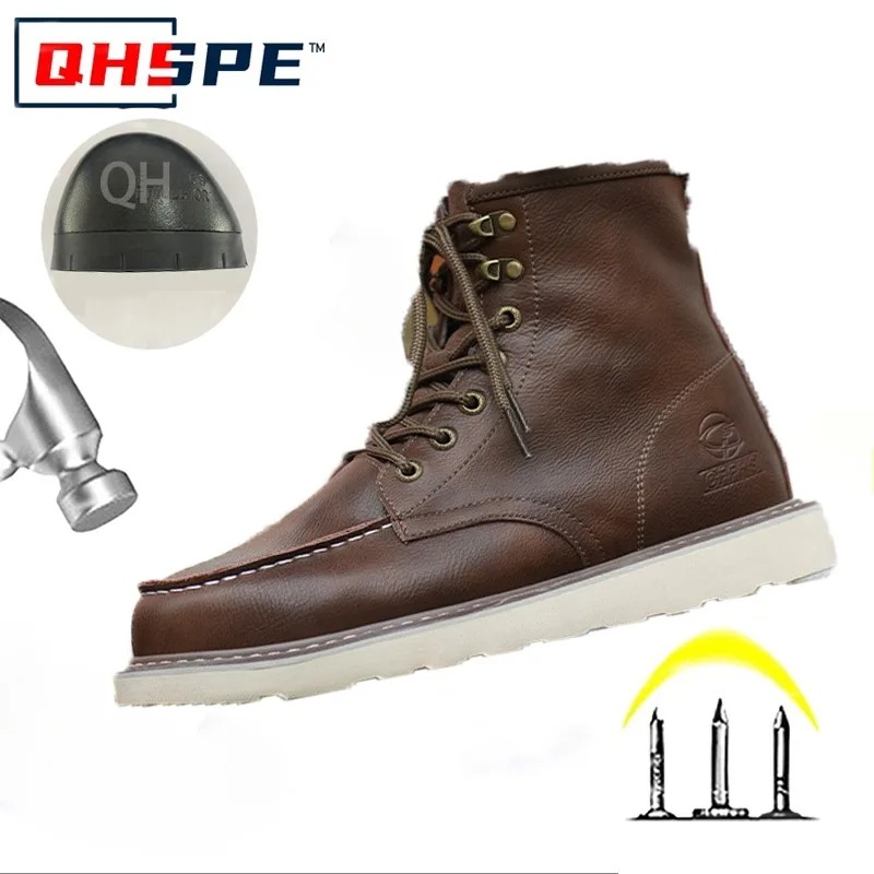 Leather Work Hat - Chaussures de Protection du travail en