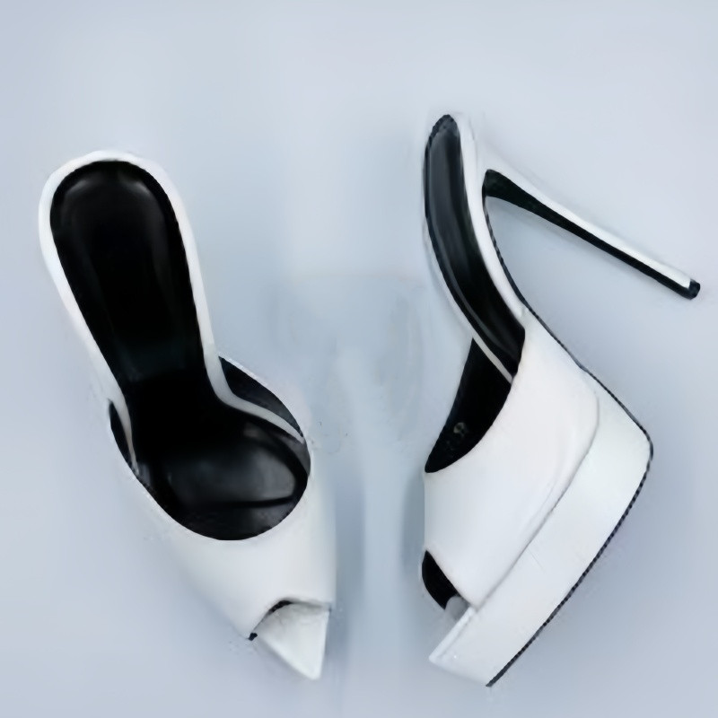Leather Work Heels - MKKHOU mode pompes nouvelle haute qualité