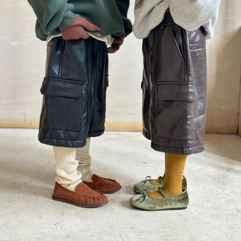 Leather Work For Kids - Nouveaux pantalons d'hiver 2026 en cuir