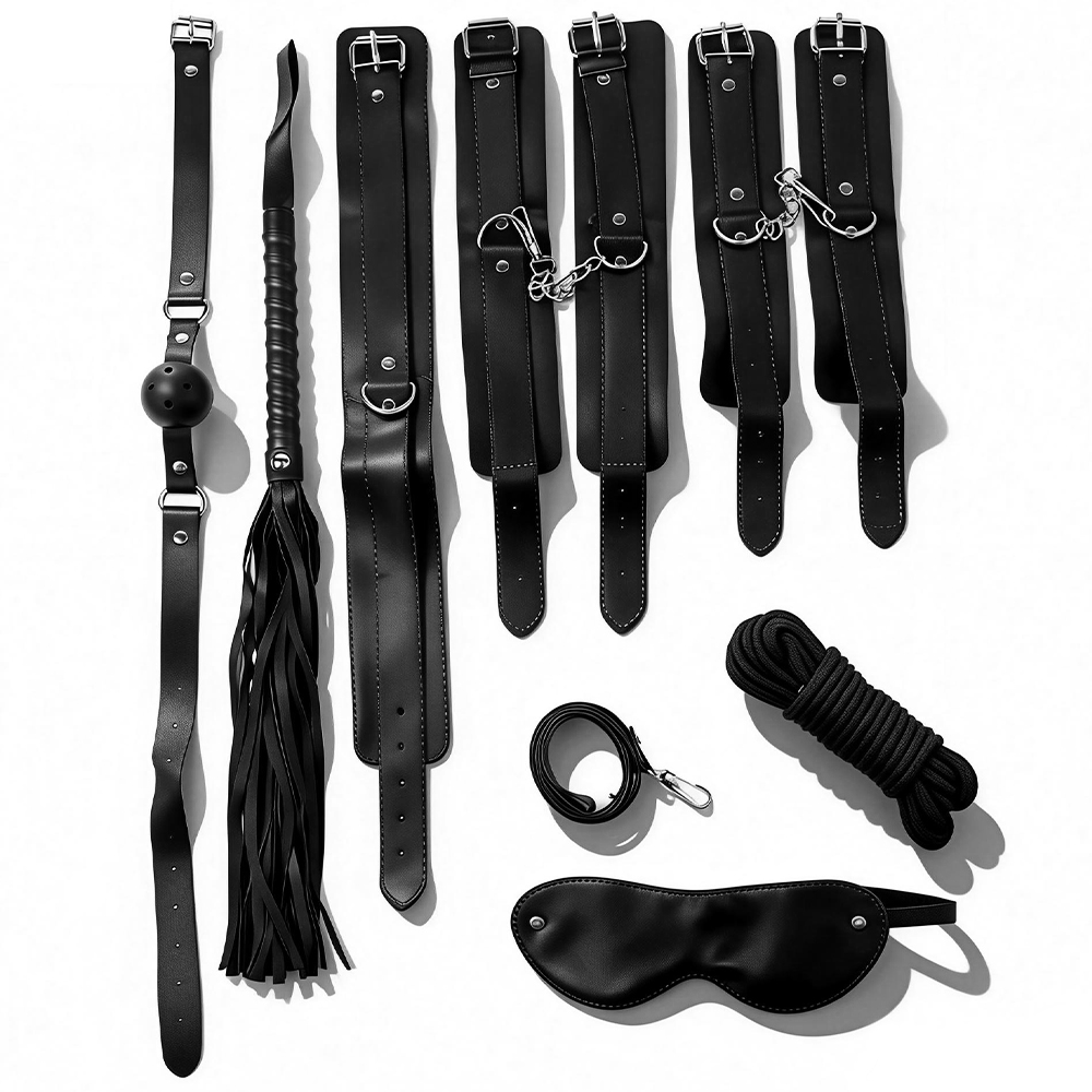 Leatherwork Kit - Ensemble de jeux SM pour adultes,