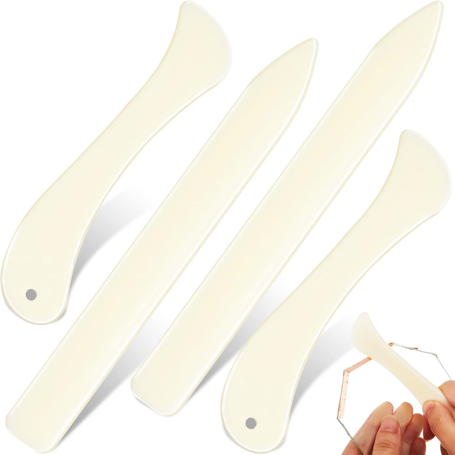 Bone Folder Tool - Outil professionnel de maroquinerie : Plioir