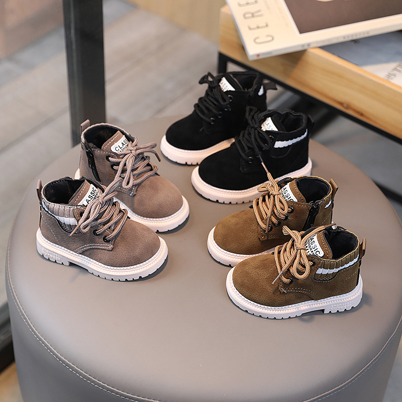 Bottes courtes rétro style tra - Leather Work For Kids avis et prix
