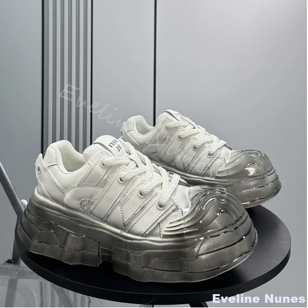 Baskets plateforme transparent - Unique Leather Work avis et prix