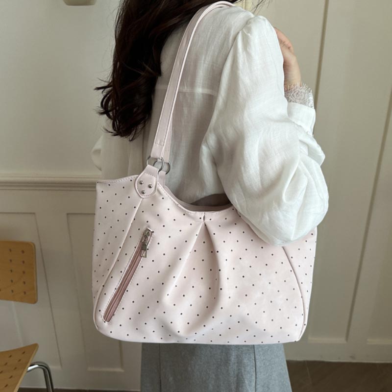 Sac fourre-tout coréen à pois, - Leather Work Duffle Bag avis et prix