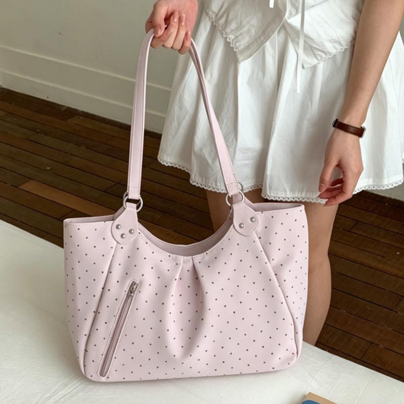 Sac fourre-tout coréen à pois, - Leather Work Duffle Bag avis et prix