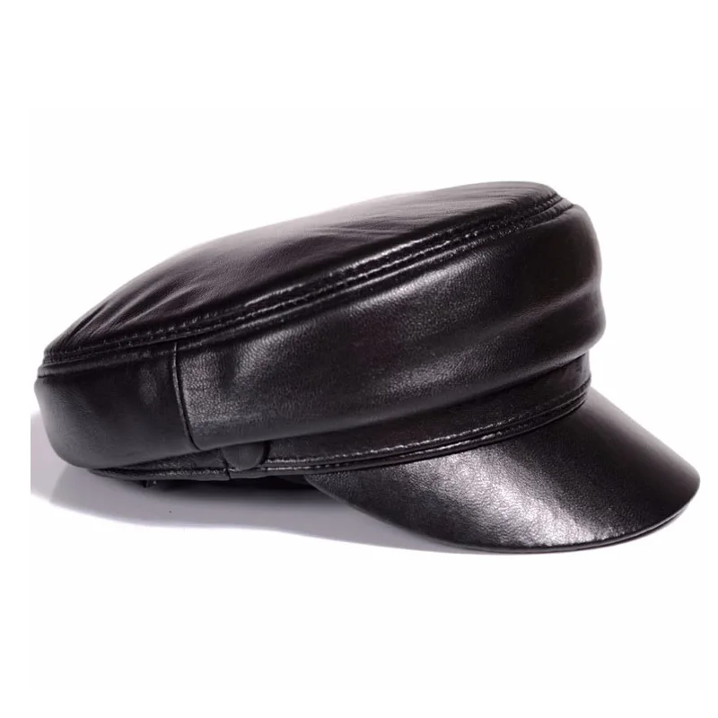 Casquettes militaires coupe-ve - Leather Work Hat avis et prix
