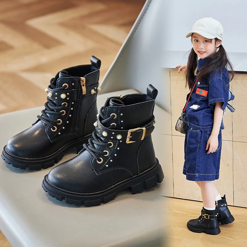 Bottes courtes chaudes doublée - Leather Work For Kids avis et prix