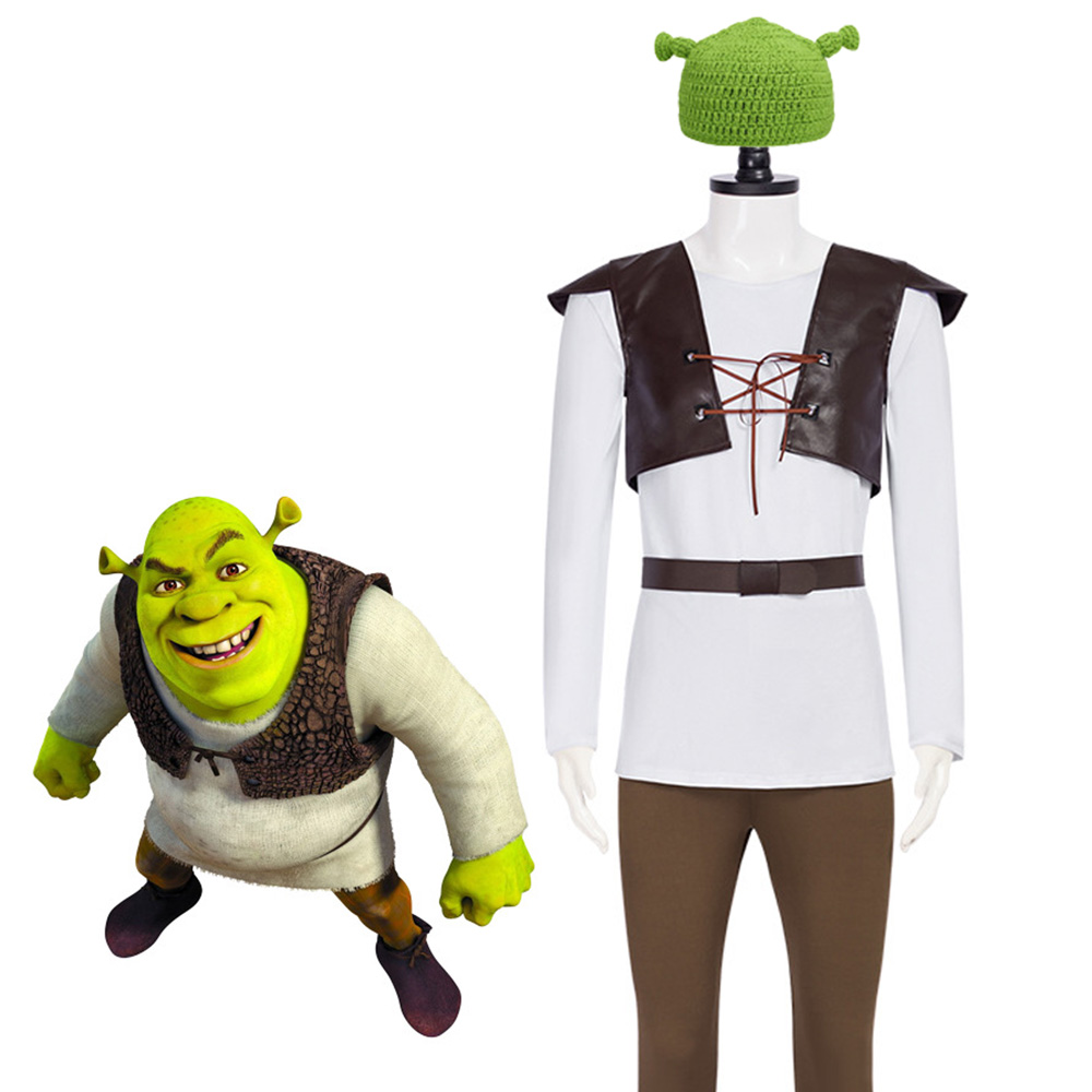 Shrek Cosplay Costumes chapeau - Leather Work Hat avis et prix