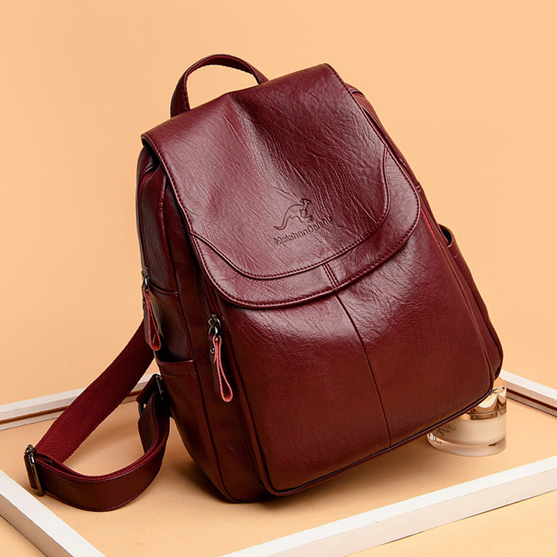 Sac à dos vintage en cuir soup - Leather Work Backpack avis et prix
