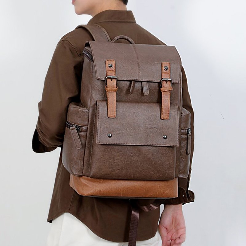 Nouveau sac à dos en cuir vint - Leather Work Backpack avis et prix