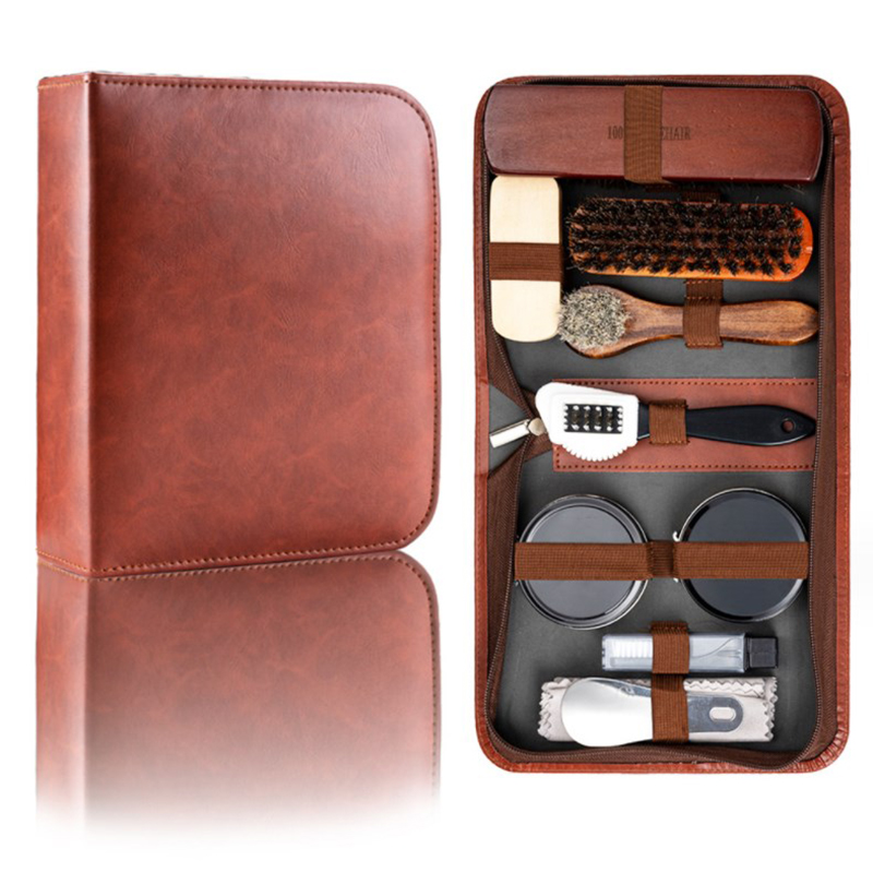 Ensemble de brosses à chaussur - Leatherwork Kit avis et prix