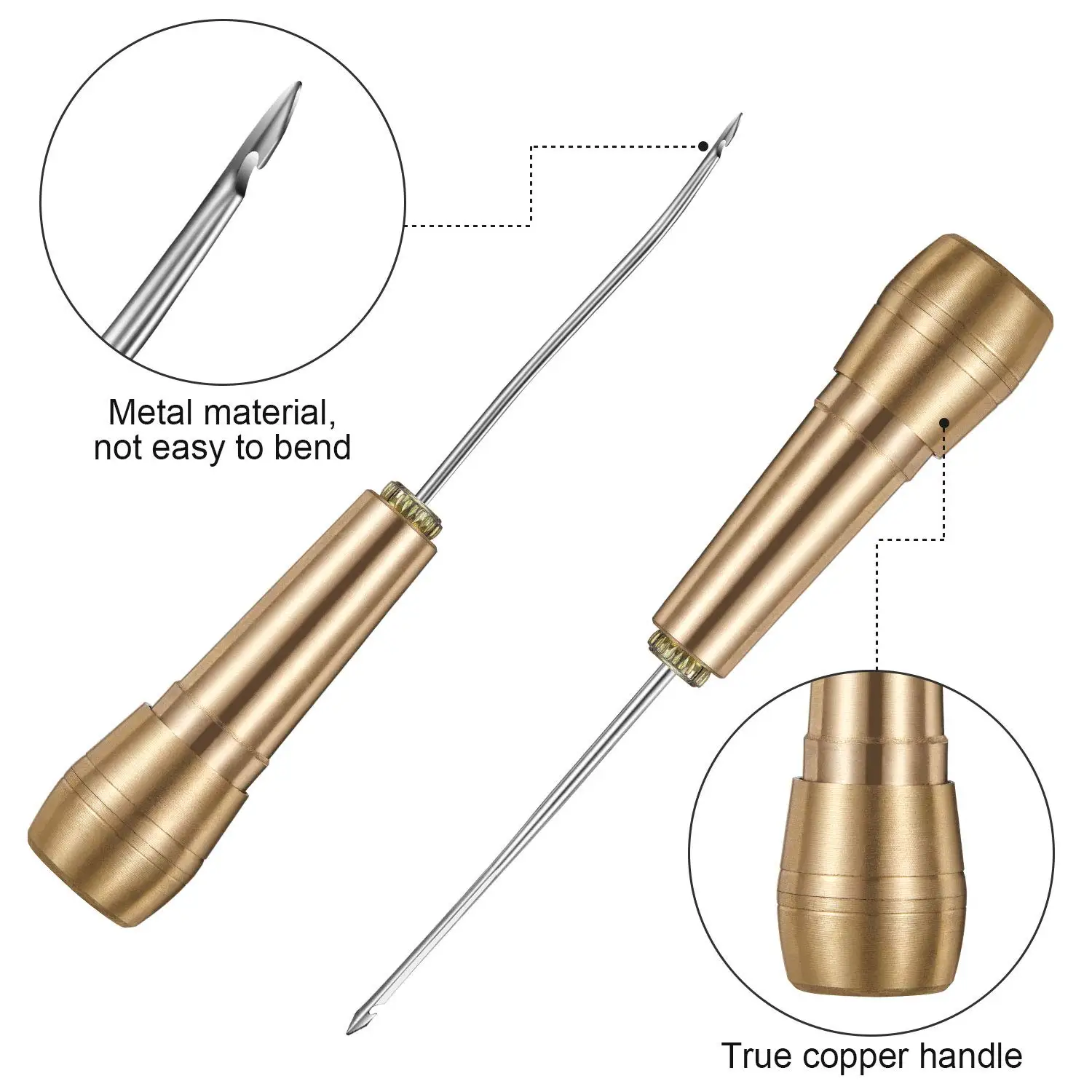 Kit de couture du cuir avec po - Leatherwork Repairs avis et prix