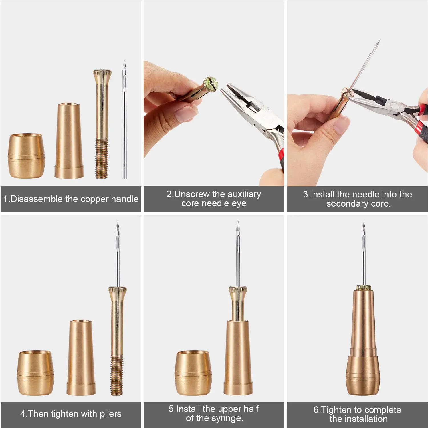 Kit de couture du cuir avec po - Leatherwork Repairs avis et prix