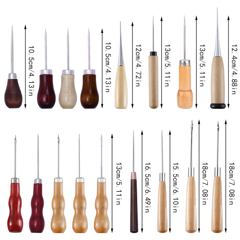 Poinçon en cuir manche en bois - Leatherwork Repairs avis et prix