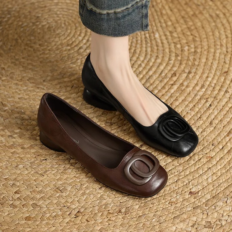 Chaussures à talons pour femme - Leather Work Heels avis et prix
