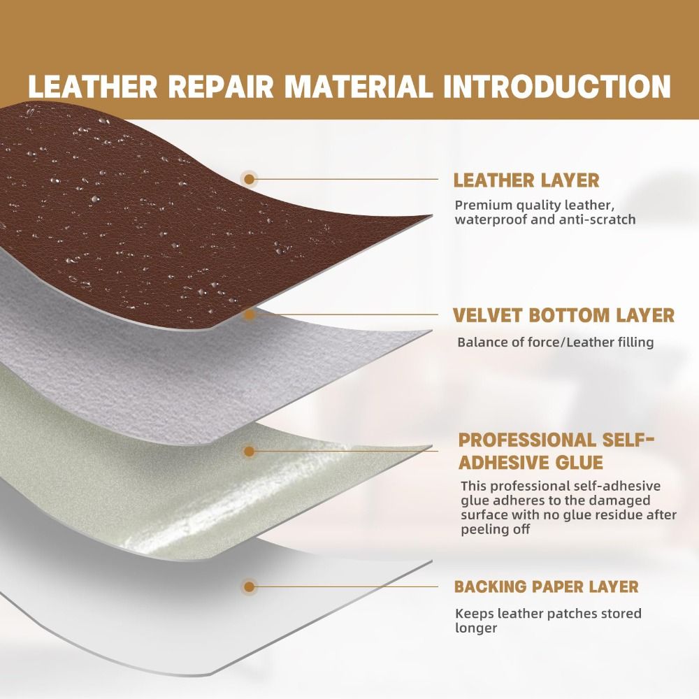Patch de réparation en cuir au - Leatherwork Kit avis et prix