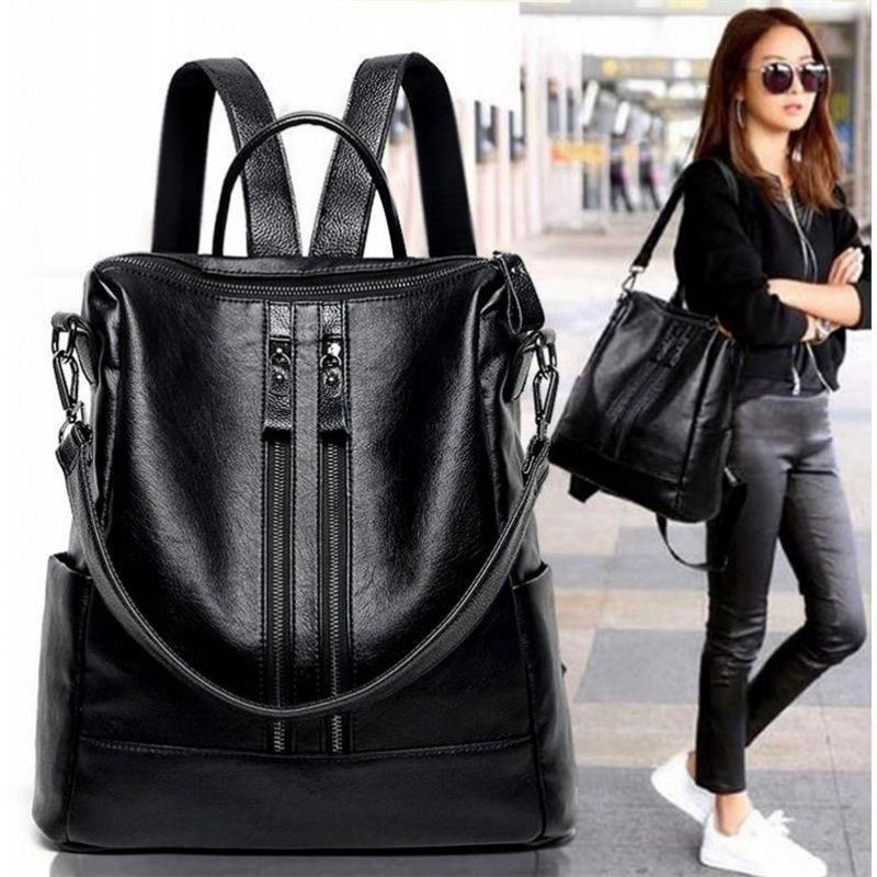 Sac à dos d'école en cuir soup - Leather Work Backpack avis et prix