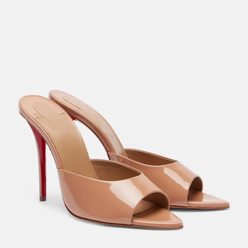 Nouvelles sandales romaines à  - Leather Work Heels avis et prix