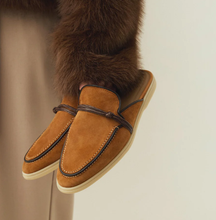 Mocassins de luxe en daim et c - Leather Work For Kids avis et prix