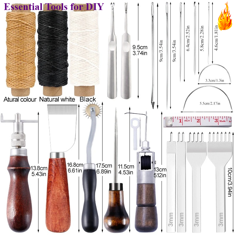 KRABALL Kit d'outils pour l'ar - Leatherwork Repairs avis et prix