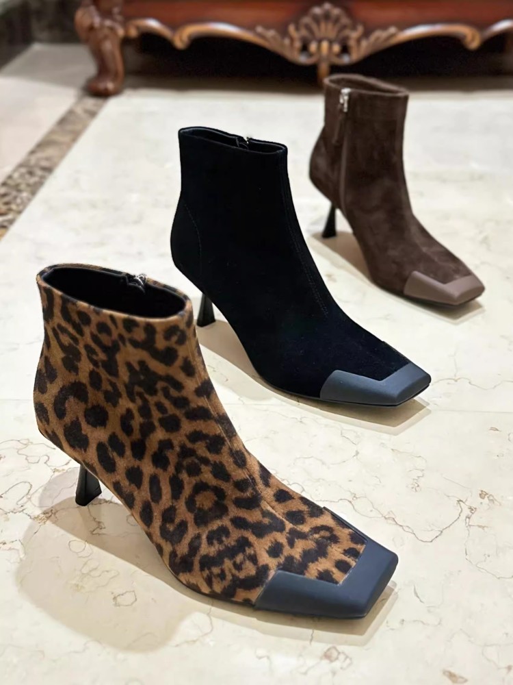 Mode femmes bout carré talons  - Leather Work For Kids avis et prix