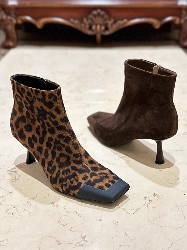 Mode femmes bout carré talons  - Leather Work For Kids avis et prix