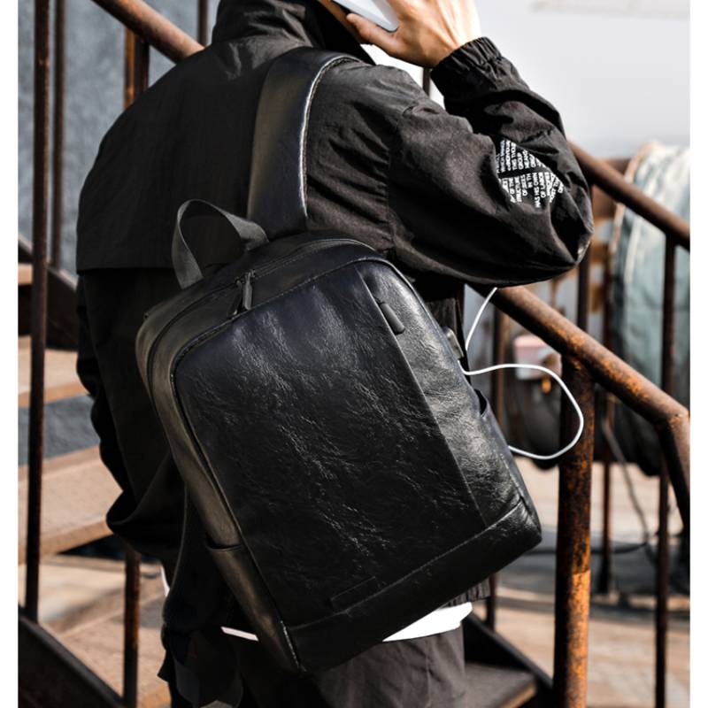 Hommes à la mode sac à dos en  - Leather Work Backpack avis et prix