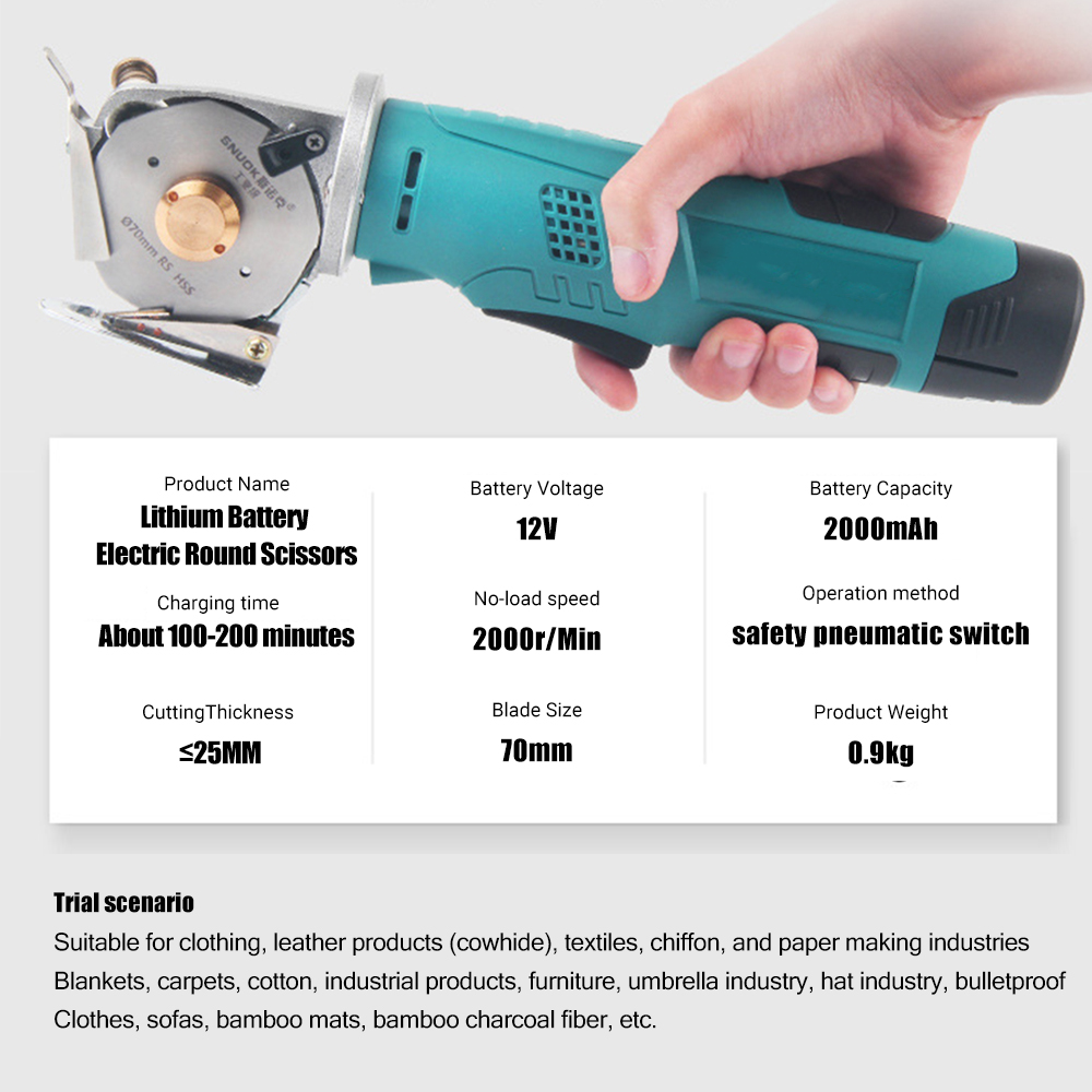 Ciseaux ronds électriques sans - Leatherwork Kit avis et prix