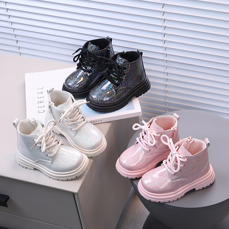 Bottes courtes en cuir PU scin - Leather Work For Kids avis et prix