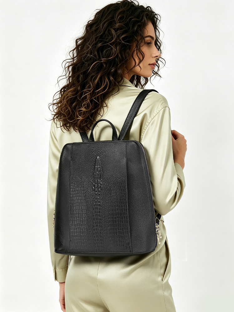 Sac à dos Zency en cuir de cro - Leather Work Backpack avis et prix